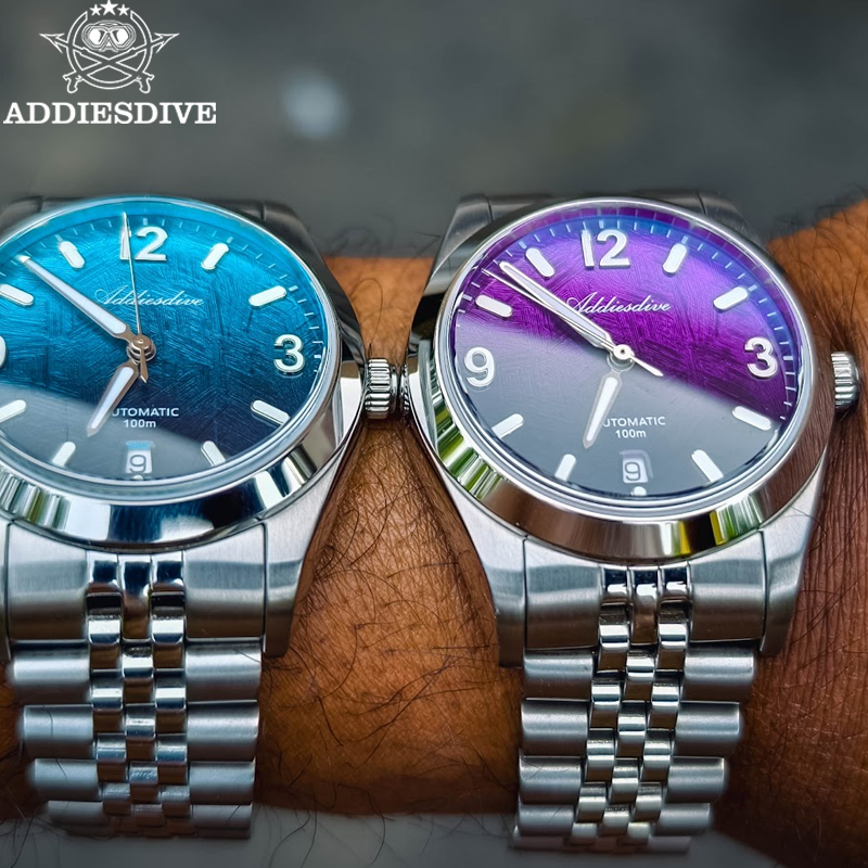 Japanese Lifestyle Brand - ADDIESDIVE Nuovo Orologio Meccanico Automatico AD2547,