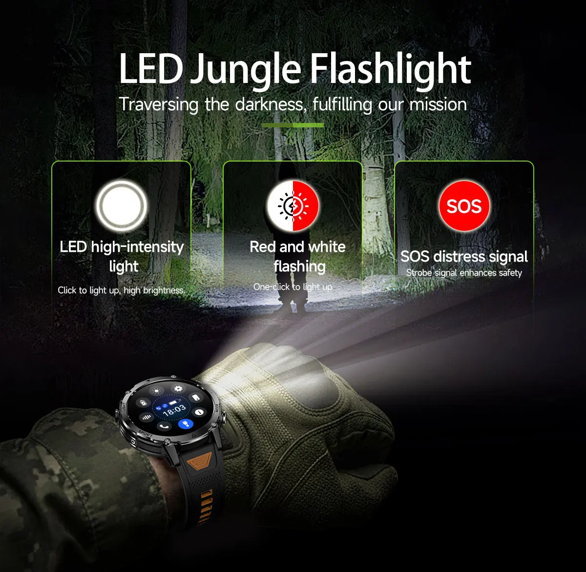 Brand+ Military Smartwatch con - Japanese Lifestyle Brand recensione e prezzo