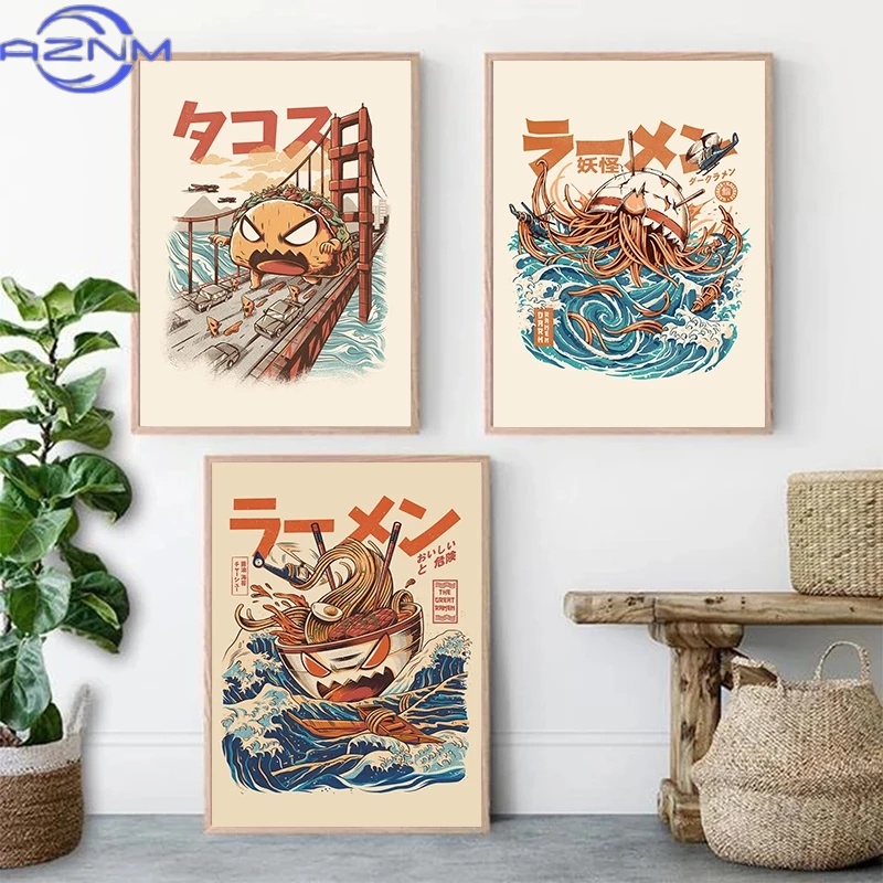 AZNM Poster di Kaiju Giappones - Japanese Lifestyle And Food recensione e prezzo