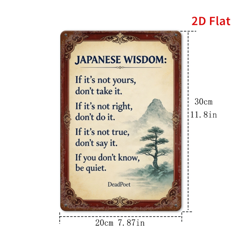 [2Dflat] 1 pezzo: Decorazione  - Japanese Lifestyle Philosophy recensione e prezzo