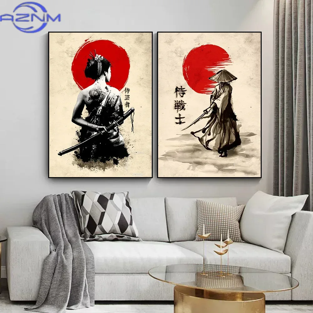 AZNM Dipinto su tela Samurai g - Lifestyle Of Japanese recensione e prezzo